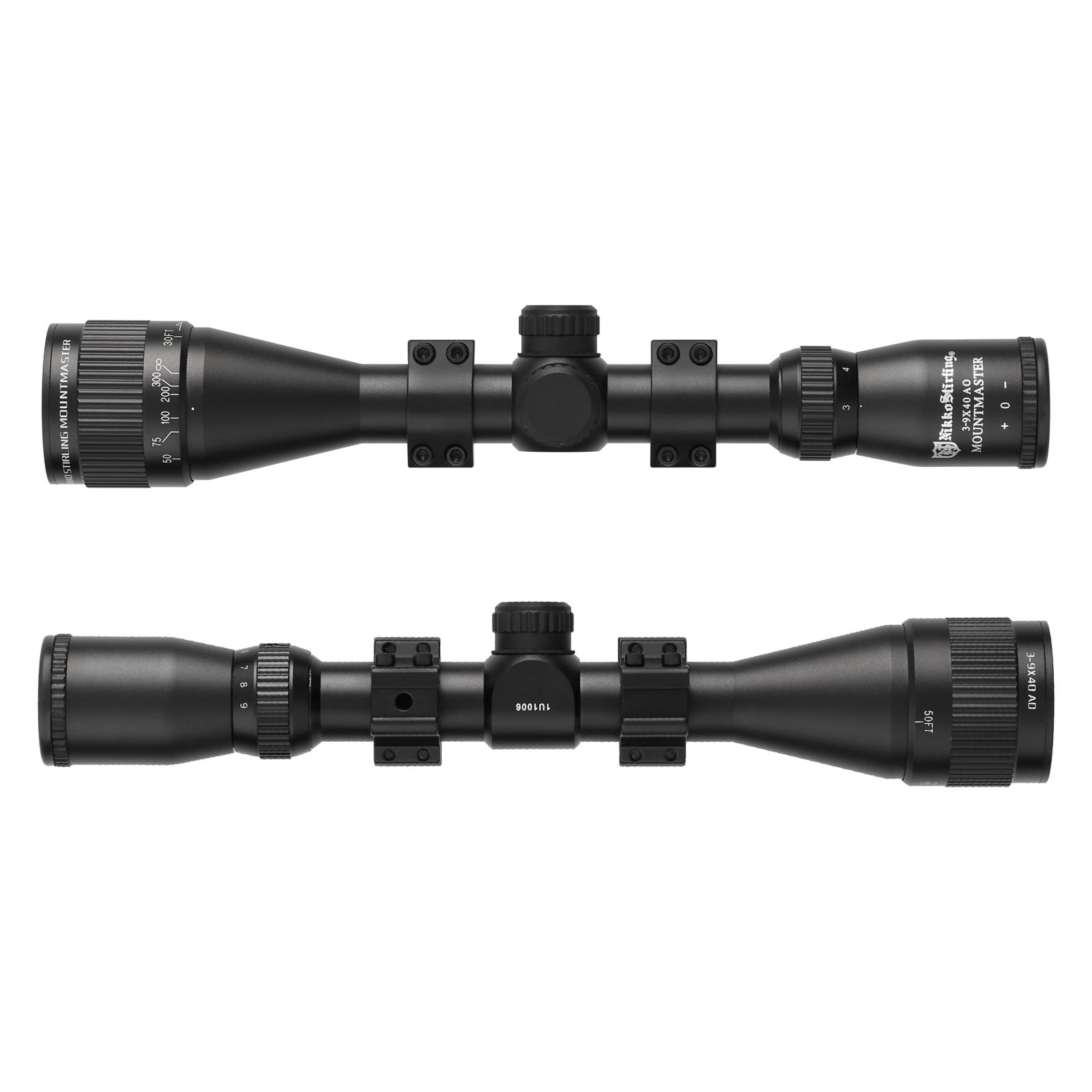 Nikko Stirling Zielfernrohr Mountmaster AO 3-9x40 Half Mil Dot