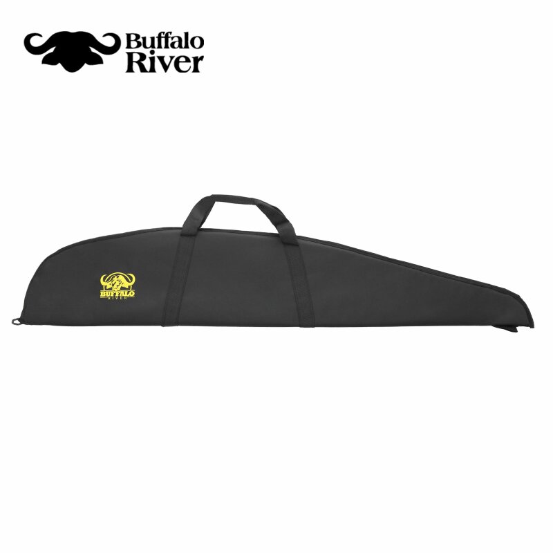 Buffalo River Economy Gunbag Gewehrtasche 132 x 24 cm Schwarz für Gewehre mit Zielfernrohre