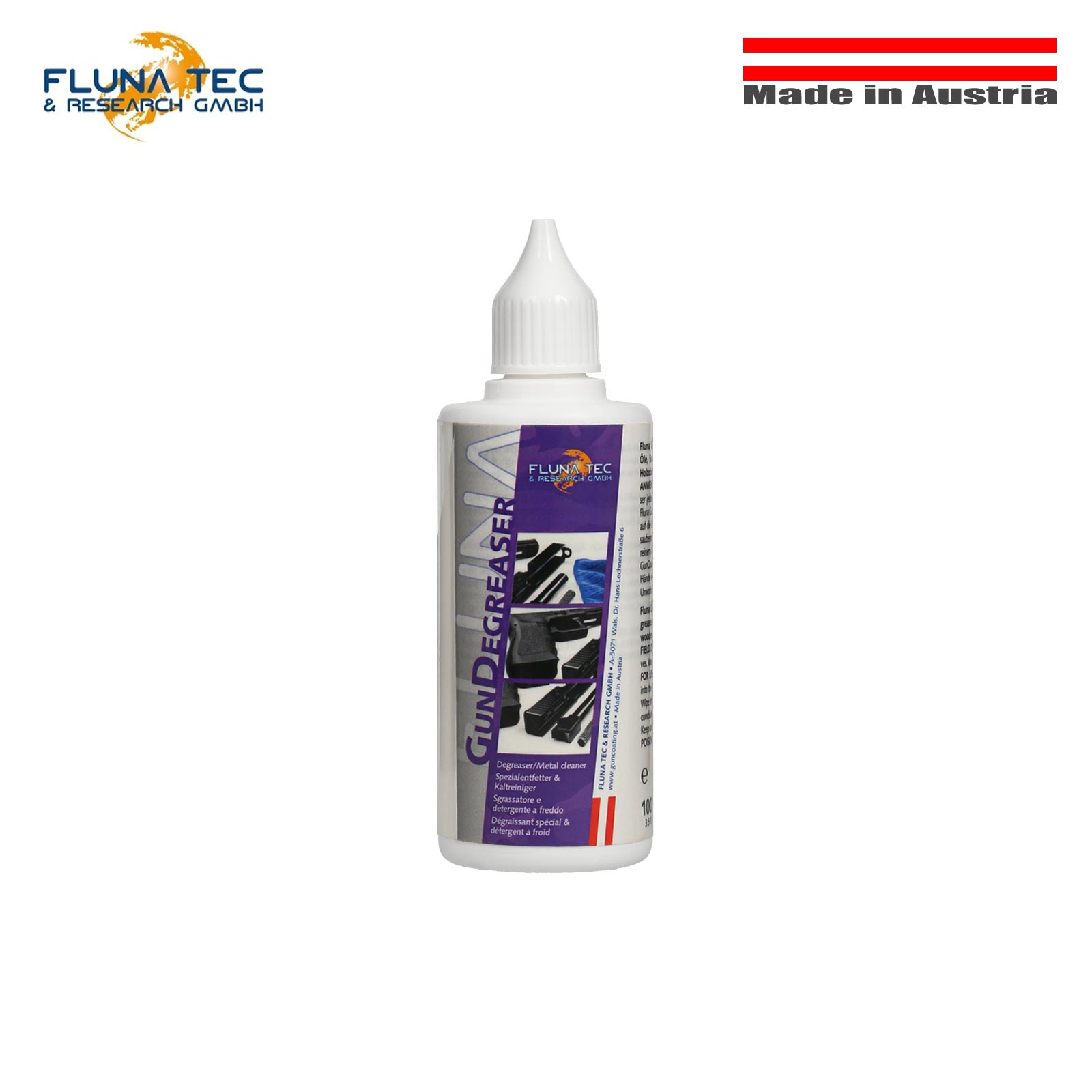 Fluna Tec Gun Degreaser Spezialentfetter und Kaltreiniger 100 ml