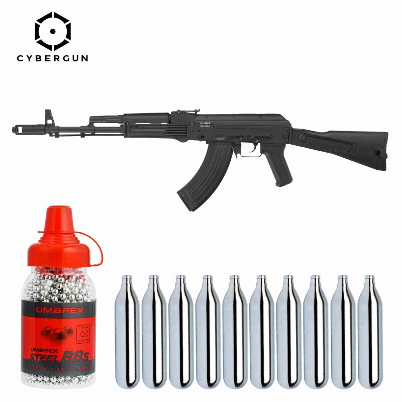 SET Cybergun Kalashnikov AK101  Co2-Luftgewehr 4,5 mm BB (P18)