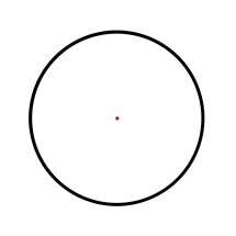 Nikko Stirling NRD2538 1x25 Red Dot / Leuchtpunktvisier mit Weaver-Montage