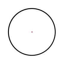 Nikko Stirling NRD50IM 1x50 Red Dot / Leuchtpunktvisier mit Weaver-Montage
