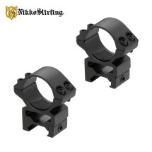 Nikko Stirling Mountmaster 30 mm Medium Montageringe mit...