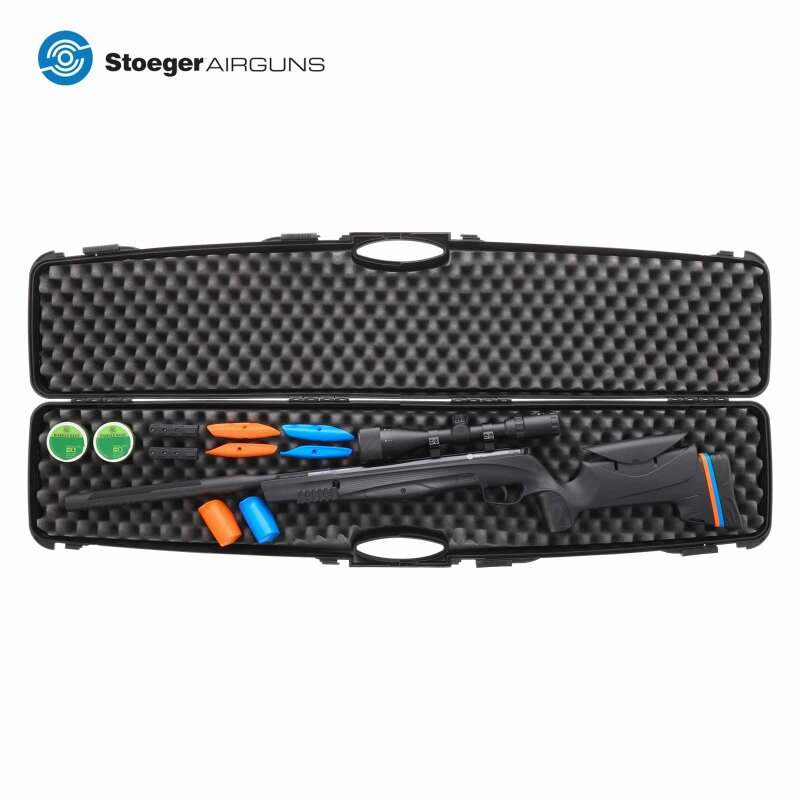 Luftgewehrset Stoeger RX20 TAC  inkl. Zielfernrohr 3-9x40AO Black 4,5 mm (P18) + Koffer