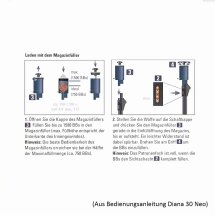 Diana Magazinfüller für Modell 30 Neo Federdruck Luftgewehr