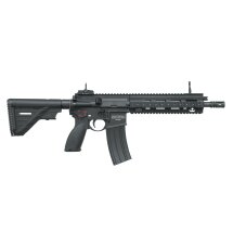 Heckler & Koch HK416 A5 Schwarz Vollmetall Softair-Gewehr Kaliber 6 mm BB Gas Blowback (P18)