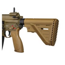 Komplettset Heckler & Koch HK416 A5 Grünbraun Vollmetall Softair-Gewehr Kaliber 6 mm BB Gas Blowback (P18)