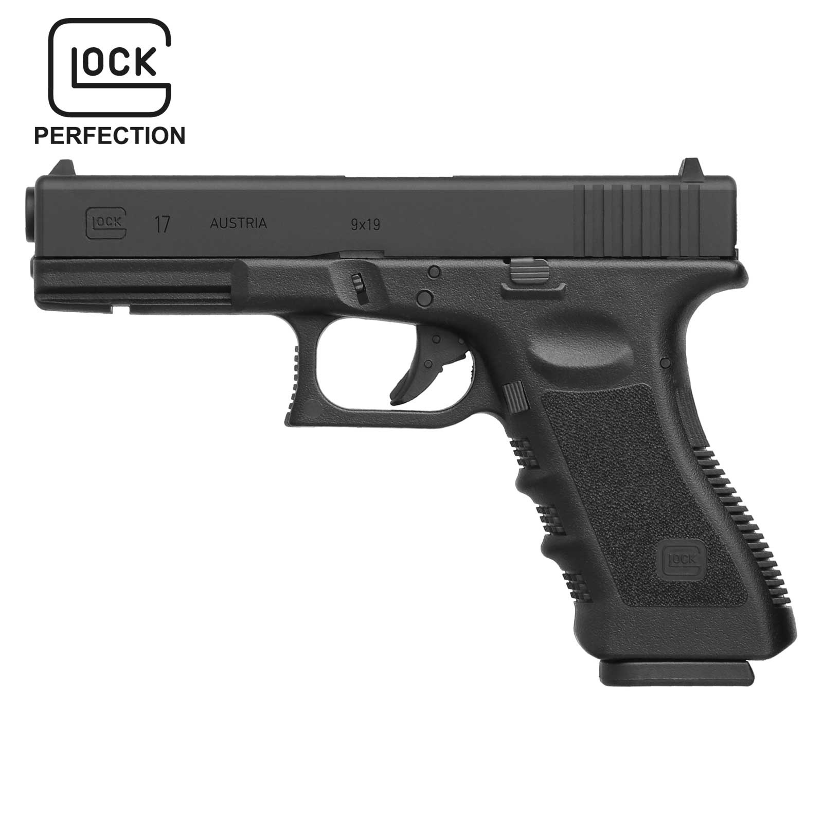 Glock 17 Softair-Pistole Kaliber 6 mm BB Gas Blowback (P18) 