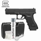 Komplettset Glock 17 Softair-Pistole Kaliber 6 mm BB Gas Blowback (P18)