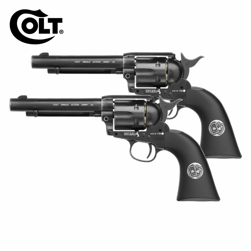 Colt Single Action Army® SAA Double Aces Duel Set -  Co2-Revolver Kaliber 4,5 mm BB (P18)