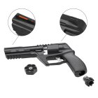 SET AirmaX Defender Co2-Revolver cal .50 Defense Training Marker (P18) + 100 Rubberballs + 10 Co2 Kapseln