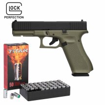 SET Glock 17 Gen5 Schreckschuss Pistole Battlefield Green...