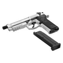 Superset Beretta M9A3 FM Inox 4,5 mm Stahl BB Co2-Pistole Blow Back (P18)