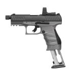 Walther PPQ M2 Q4 TAC Combo 4,6" Tungsten Gray - 4,5 mm Diabolo Blowback Co2-Pistole (P18)
