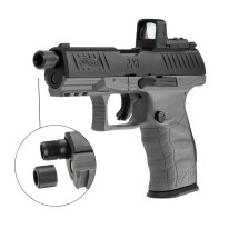 SET Walther PPQ M2 Q4 TAC Combo 4,6" Tungsten Gray -...
