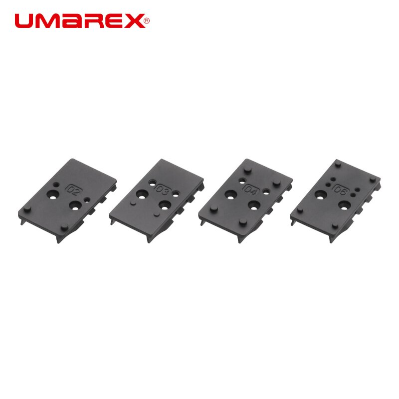 Adapter Plates / Adapterplatten für Walther Defense Training Marker T4E PDP Compact 4" cal .43