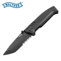 Walther PDP Tanto Folder serrated Schwarz - Einhandmesser...