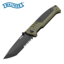 Walther PDP Tanto Folder serrated OD - Einhandmesser (P18)