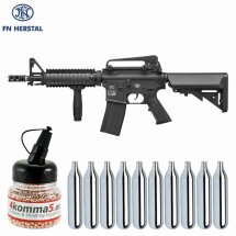 SET Cybergun FN Herstal FN M4A1 R.I.S - Co2-Luftgewehr 4,5 mm BB (P18)