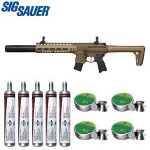 SET SIG SAUER MCX GEN2 Co2-Gewehr Flat Dark Earth 4,5 mm...