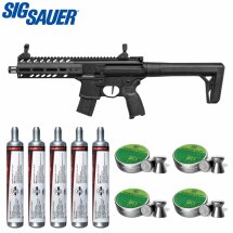 SET SIG SAUER MPX GEN2 Co2-Gewehr Schwarz 4,5 mm Diabolo (P18)