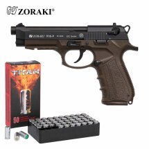 SET Zoraki 918 Schreckschuss Pistole ODG 9 mm P.A.K....