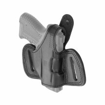 Passform-Gürtelholster Leder Schwarz für Zoraki Modelle 906