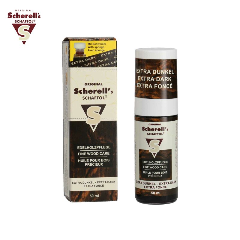 Original Sherells Schaftol Schaftöl - extra dunkel 50 ml