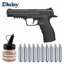 SET Daisy 415 Co2-Pistole Kaliber 4,5 mm Stahl BB (P18)