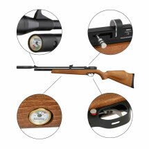 Kofferset Diana Stormrider Holz Pressluftgewehr Kaliber 4,5 mm Diabolo (P18)