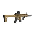 SET SIG SAUER MCX Co2-Gewehr FDE 4,5 mm Diabolo (P18) + 1 x 20 Red Dot