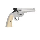 Co2 Revolver ASG Schofield 6" Silber-Chrom 4,5 mm Diabolo (P18)