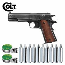 SET Colt Government 1911 A1 Antik-Finish 4,5 mm Diabolo...