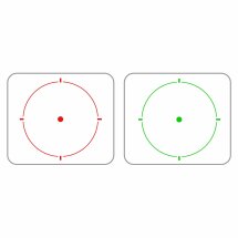 Mauser Red /Green Dot Leuchtpunktvisier mit Weaver-Montage