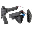 SET Heckler & Koch HK416 D AEG Softair-Gewehr 6 mm BB schwarz (P14) + 800 BBs