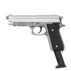 SET Cybergun PT92  H.P.A. Federdruck Softair-Pistole 6 mm BB Silber (P14) + 800 BBs