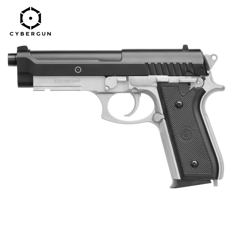 Cybergun PT92  H.P.A. Federdruck Softair-Pistole 6 mm BB Bicolor (P14)