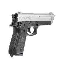 Cybergun PT92  H.P.A. Federdruck Softair-Pistole 6 mm BB Silver Black (P14)