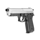 SET Cybergun PT92  H.P.A. Federdruck Softair-Pistole 6 mm BB Silver Black (P14) + 800 BBs
