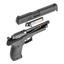 SET Swiss Arms Navy Pistol Mosfet AEP Softair-Pistole 6 mm BB Schwarz (P14) + 800 BBs