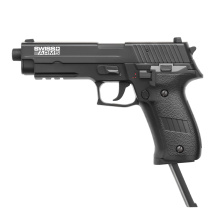 Swiss Arms Navy Pistol AEP Softair-Pistole 6 mm BB Schwarz (P14)