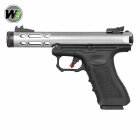 WE G-Series Galaxy Softair-Pistole Silber Kaliber 6 mm BB Gas Blowback (P18)