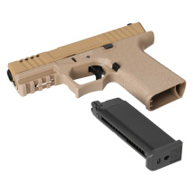 AW Custom VX9 Mod.1 Softair-Pistole FDE Dark Earth Kaliber 6 mm BB Gas Blowback (P18)