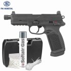 Komplettset FN Herstal FNX-45 Tactical Softair-Pistole Schwarz Kaliber 6 mm BB Gas Blowback (P18)