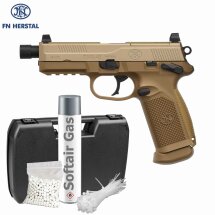 Komplettset FN Herstal FNX-45 Tactical Softair-Pistole...