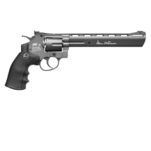 Dan Wesson 8" Softair-Co2-Revolver Schwarz Vollmetall Kaliber 6 mm BB (P18)