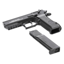 Komplettset Baby Desert Eagle Softair-Co2-Pistole Schwarz Kaliber 6 mm BB (P18)