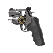 Dan Wesson 715 2,5" Softair-Co2-Revolver Stahlgrau Vollmetall Kaliber 6 mm BB (P18)