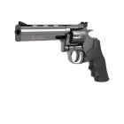 Dan Wesson 715 6" Softair-Co2-Revolver Stahlgrau Vollmetall Kaliber 6 mm BB (P18)