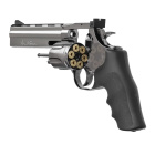Dan Wesson 715 6" Softair-Co2-Revolver Stahlgrau Vollmetall Kaliber 6 mm BB (P18)